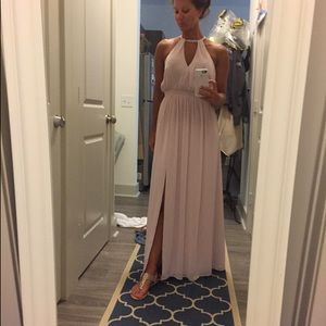 Like New Watters Fleurette Burnished Lilac Size 6